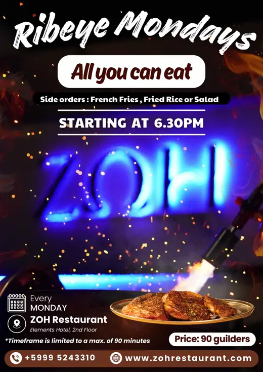 Ribeye Mondays - ZOH Restaurant 